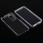 Custodia per telefono trasparente bifacciale ultrasottile in PC + TPU, For Xiaomi 12, For Xiaomi 12 Pro