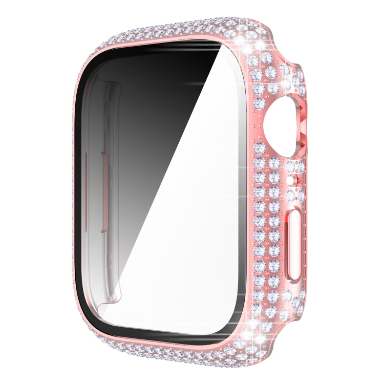 Diamond PC + cassa dell'orologio in vetro temperato per Apple Watch Series, 7 41mm, 7 45mm