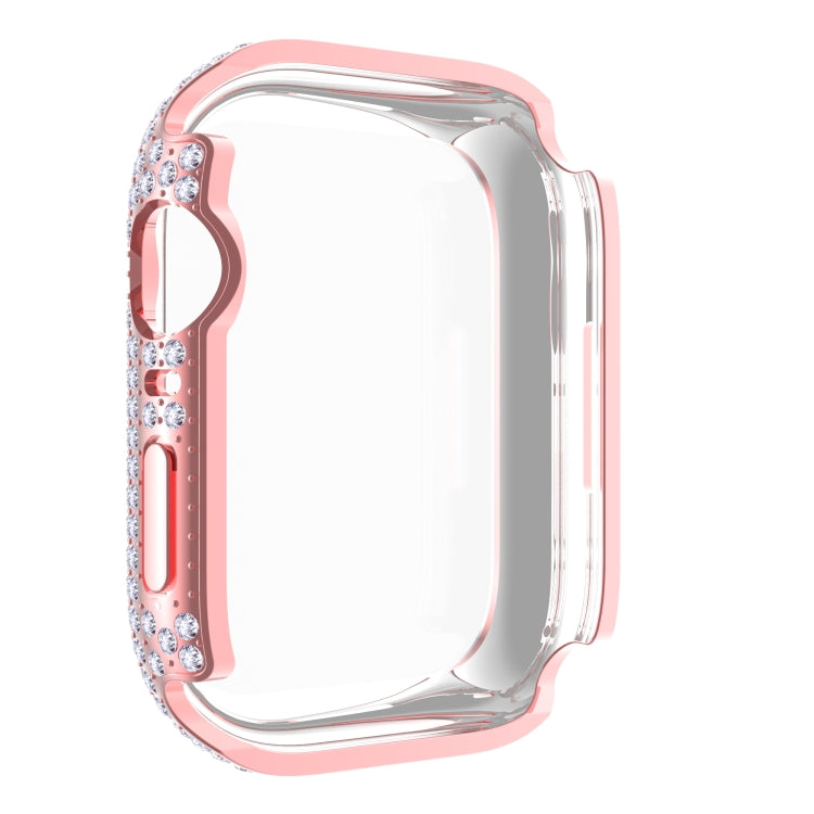 Diamond PC + cassa dell'orologio in vetro temperato per Apple Watch Series, 7 41mm, 7 45mm