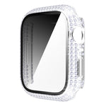 Diamond PC + cassa dell'orologio in vetro temperato per Apple Watch Series, 7 41mm, 7 45mm