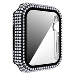 Diamond PC + cassa dell'orologio in vetro temperato per Apple Watch Series, 6&SE&5&4 40mm, 6&SE&5&4 44mm