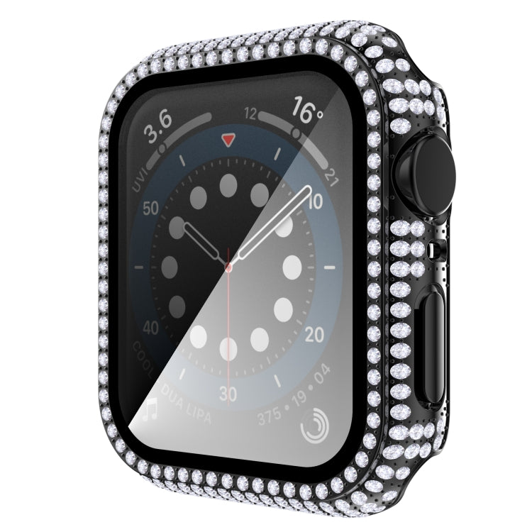 Diamond PC + cassa dell'orologio in vetro temperato per Apple Watch Series, 6&SE&5&4 40mm, 6&SE&5&4 44mm