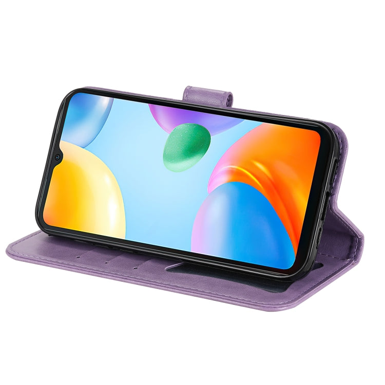 Custodia per telefono in pelle con flip in rilievo con fiori a 7 petali, For Xiaomi Redmi 10C 4G / Redmi 10 (India), For Xiaomi Poco X4 Pro 5G, For Honor 50 SE / Huawei nova 9 SE, For OPPO Find X5 Lite / Reno7 5G