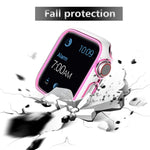 Custodia per orologio per PC galvanica bicolore per la serie Apple Watch, 6&SE&5&4 40mm, 6&SE&5&4 44mm