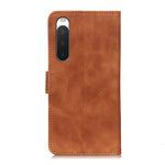 KHAZNEH Custodia per cellulare in pelle con vibrazione orizzontale a trama retrò, For Realme C31, For Realme GT Neo3, For Sony Xperia 10 IV, For Sony Xperia I  IV, For Xiaomi Redmi Note 11E, For vivo Y75 5G / Y55 5G