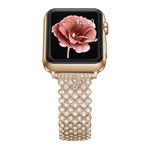 Cinturino in metallo con diamanti a cuore per la serie Apple Watch, 7 41mm / 6&SE&5&4 40mm / 3&2&1 38mm, 7 45mm / 6&SE&5&4 44mm / 3&2&1 42mm