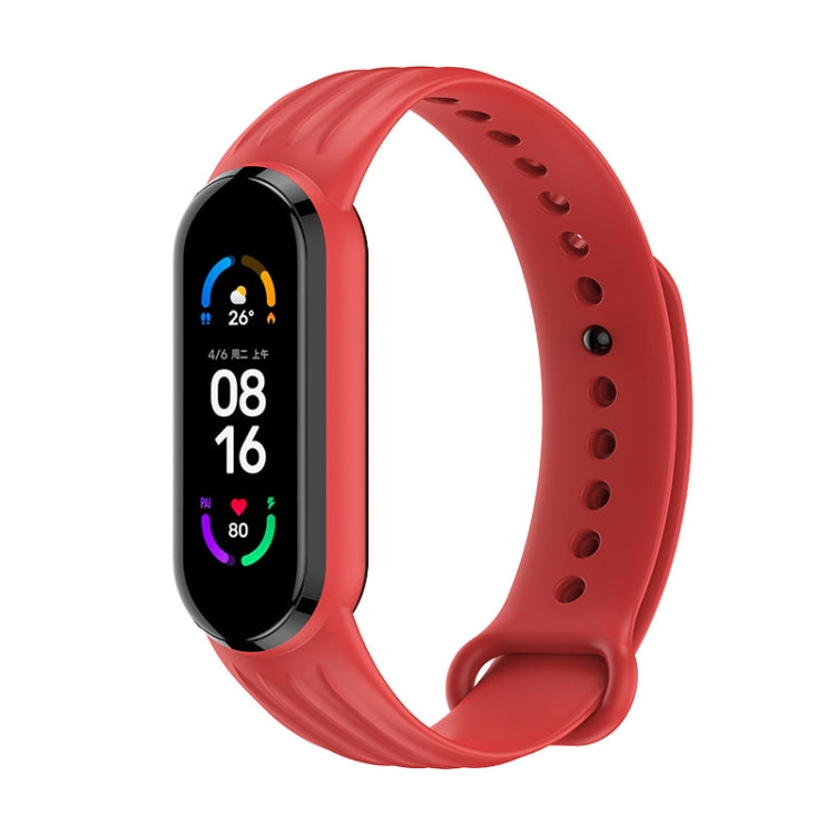 Cinturino in silicone con trama di salice, For Xiaomi Mi Band 6 / 5