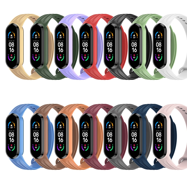 Cinturino in silicone con trama di salice, For Xiaomi Mi Band 6 / 5