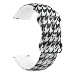 Cinturino in silicone con fibbia a farfalla stampata, For Samsung Galaxy Watch Active