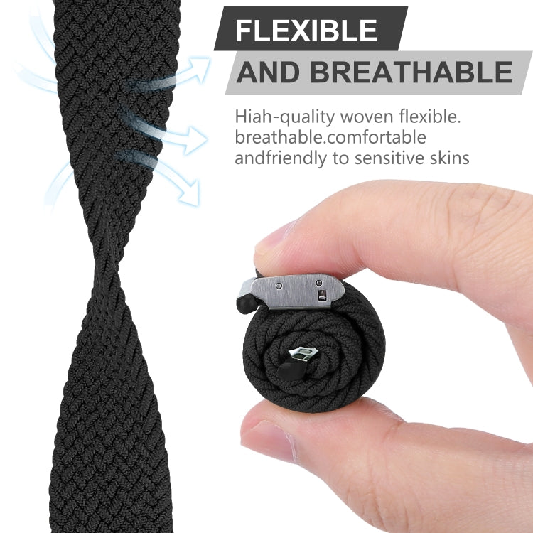 Cinturino in treccia di nylon per la serie Apple Watch, 7 41mm / 6&SE&5&4 40mm / 3&2&1 38mm, 7 45mm / 6&SE&5&4 44mm / 3&2&1 42mm