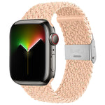 Cinturino in treccia di nylon per la serie Apple Watch, 7 41mm / 6&SE&5&4 40mm / 3&2&1 38mm, 7 45mm / 6&SE&5&4 44mm / 3&2&1 42mm
