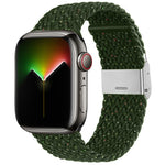 Cinturino in treccia di nylon per la serie Apple Watch, 7 41mm / 6&SE&5&4 40mm / 3&2&1 38mm, 7 45mm / 6&SE&5&4 44mm / 3&2&1 42mm