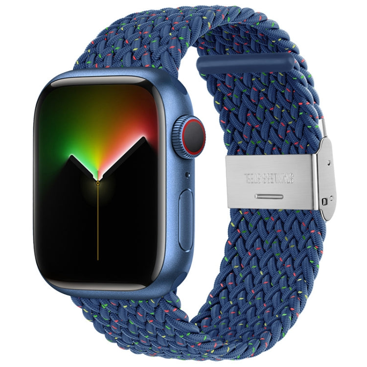 Cinturino in treccia di nylon per la serie Apple Watch, 7 41mm / 6&SE&5&4 40mm / 3&2&1 38mm, 7 45mm / 6&SE&5&4 44mm / 3&2&1 42mm
