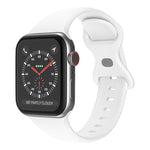 Cinturino in silicone con fibbia a farfalla, taglia: S per Apple Watch Series, 7 41mm / 6&SE&5&4 40mm / 3&2&1 38mm