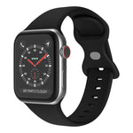 Cinturino in silicone con fibbia a farfalla, taglia: L per Apple Watch Series, 7 45mm / 6&SE&5&4 44mm / 3&2&1 42mm
