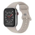Cinturino in silicone con fibbia a farfalla, taglia: L per Apple Watch Series, 7 45mm / 6&SE&5&4 44mm / 3&2&1 42mm