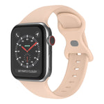 Cinturino in silicone con fibbia a farfalla, taglia: L per Apple Watch Series, 7 45mm / 6&SE&5&4 44mm / 3&2&1 42mm
