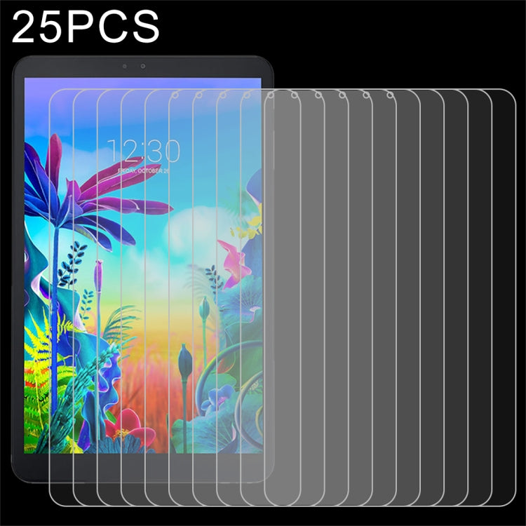 25 PZ 9H 2.5D Pellicola in vetro temperato antideflagrante, for Google Nest Hub Max, for LG G Pad 5 10.1 inch, for Teclast M20, for Teclast M30, for Huawei MatePad Pro 10.8, for Teclast P80 Pro, for Teclast T8, for Teclast T10, for Teclast T30