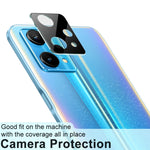 Pellicola in vetro temperato con obiettivo per fotocamera posteriore integrata imak con copriobiettivo versione nera, For OPPO Realme 9 Pro 5G Global, For OPPO Realme 9 Pro+ 5G Global, For OPPO Realme 9i Global