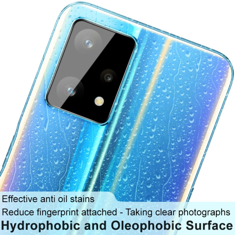Pellicola in vetro temperato con obiettivo per fotocamera posteriore integrata imak con copriobiettivo versione nera, For OPPO Realme 9 Pro 5G Global, For OPPO Realme 9 Pro+ 5G Global, For OPPO Realme 9i Global