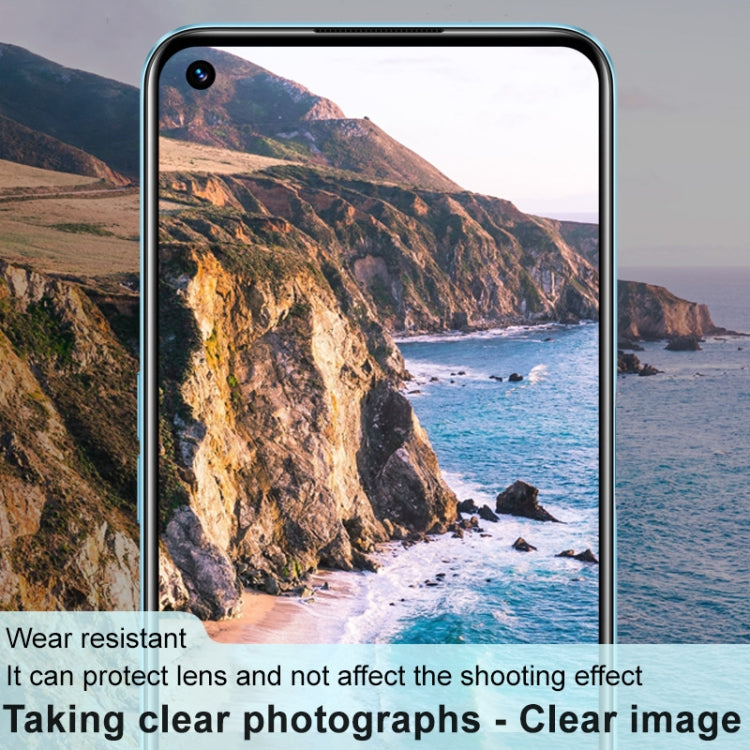 Pellicola in vetro temperato con obiettivo per fotocamera posteriore integrata imak con copriobiettivo versione nera, For OPPO Realme 9 Pro 5G Global, For OPPO Realme 9 Pro+ 5G Global, For OPPO Realme 9i Global