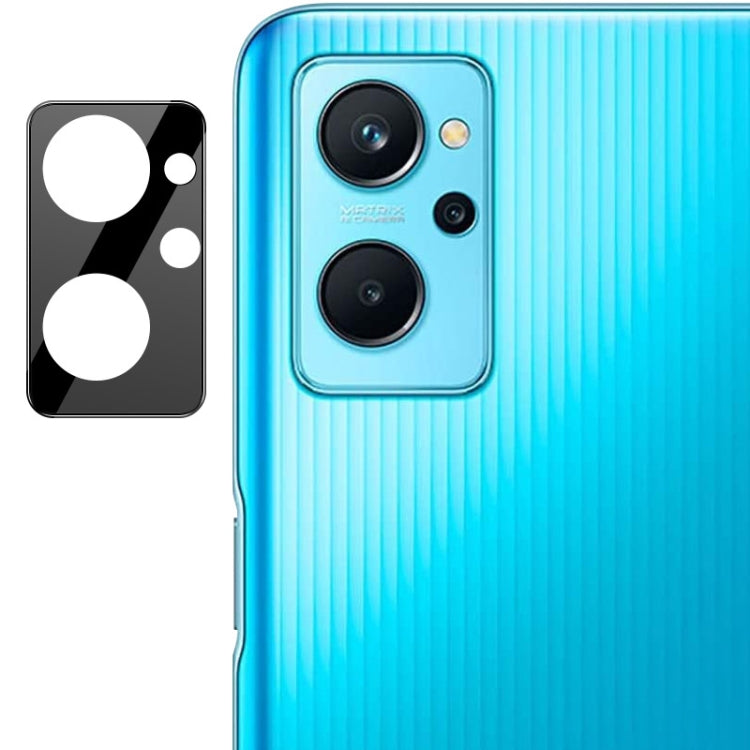 Pellicola in vetro temperato con obiettivo per fotocamera posteriore integrata imak con copriobiettivo versione nera, For OPPO Realme 9 Pro 5G Global, For OPPO Realme 9 Pro+ 5G Global, For OPPO Realme 9i Global