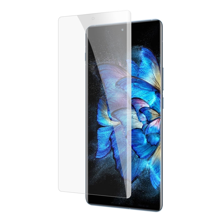 Pellicola in vetro temperato a colla piena curva liquida UV, For vivo X Note