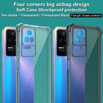 Imak Custodia per telefono in TPU con protezione per lo schermo, For Xiaomi Redmi K40S 5G, For Xiaomi Redmi K50 / K50 Pro 5G, For Xiaomi Redmi K50 Gaming 5G, For ZTE nubia Red Magic 7, For Xiaomi Redmi Note 11 4G / Note 11S Global                      ...