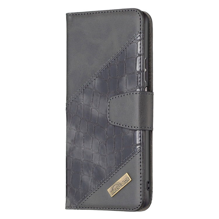 Custodia in pelle con texture coccodrillo in tinta, For Xiaomi Redmi Note 11 Pro International