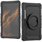 Tracolla in silicone + custodia per tablet PC, For Samsung Galaxy Tab S8 Ultra