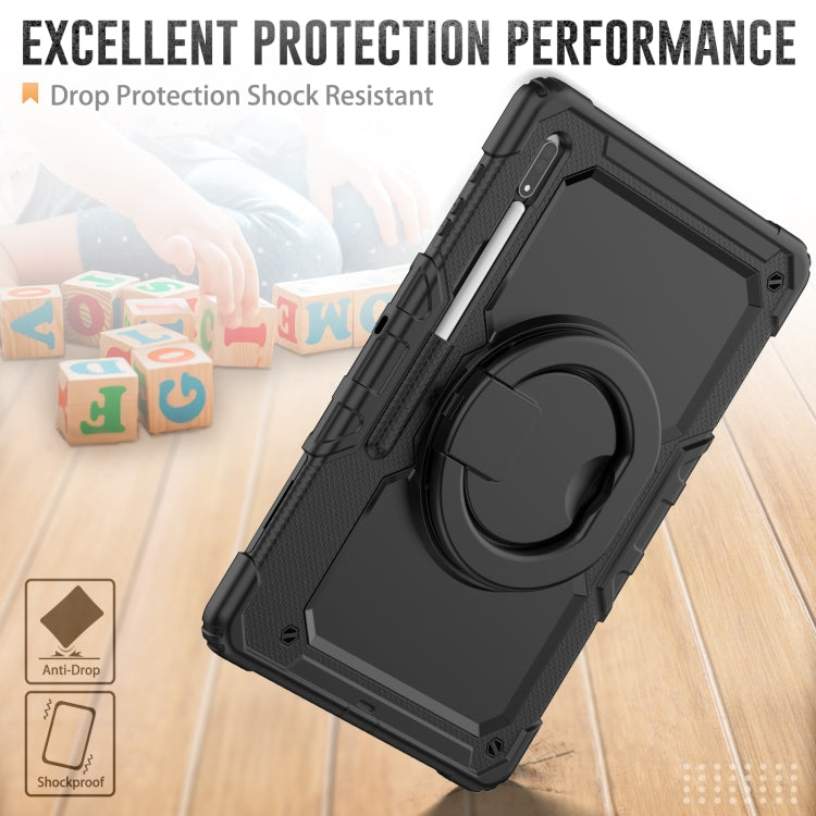 Tracolla in silicone + custodia per tablet PC, For Samsung Galaxy Tab S8 Ultra
