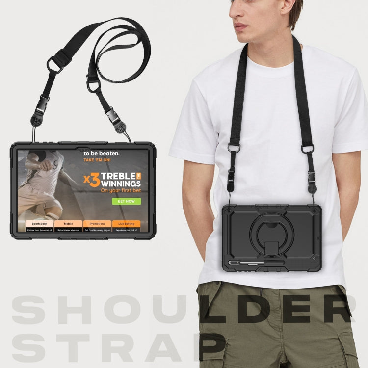 Tracolla in silicone + custodia per tablet PC, For Samsung Galaxy Tab S8 Ultra