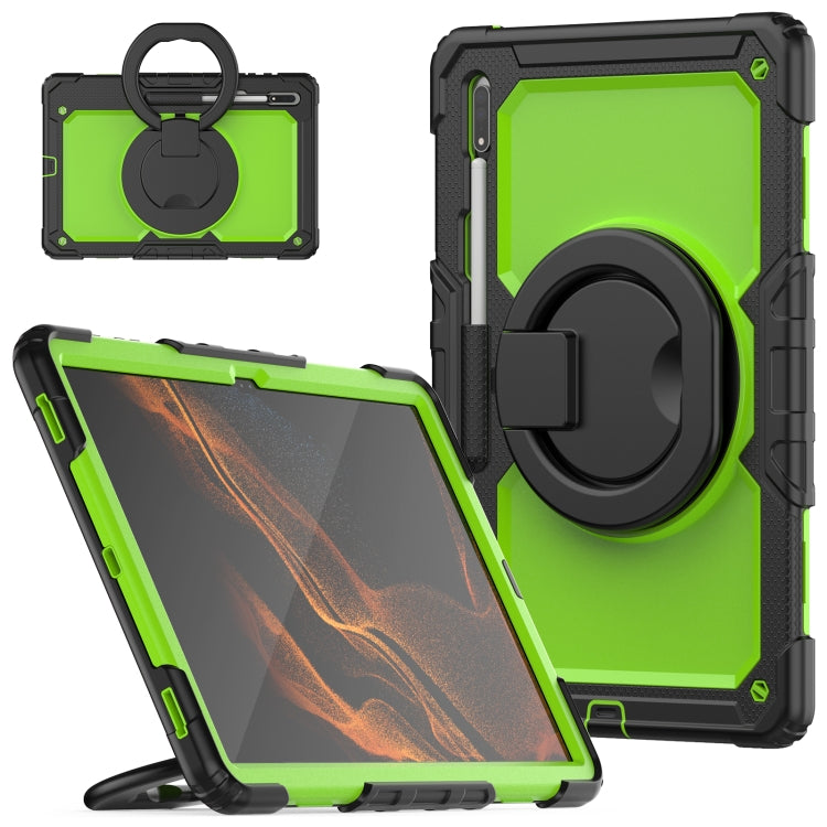 Tracolla in silicone + custodia per tablet PC, For Samsung Galaxy Tab S8 Ultra