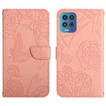 Custodia per cellulare in pelle goffrata con peonia a farfalla, For Motorola Edge 20 Lite, For Motorola Edge 20 Pro, For Motorola Edge 30 Pro, For Motorola Edge S