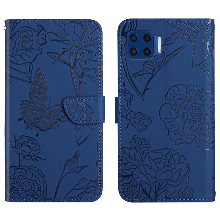 Custodia per cellulare in pelle goffrata con peonia a farfalla, For Motorola Edge X30, For Motorola Moto G 5G, For Motorola Moto G 5G Plus, For Motorola Moto G Play 2021