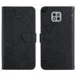 Custodia per cellulare in pelle goffrata con peonia a farfalla, For Motorola Moto G Power 2021, For Motorola Moto G Power 2022, For Motorola Moto G Pure 2021, For Motorola Moto G Stylus 5G