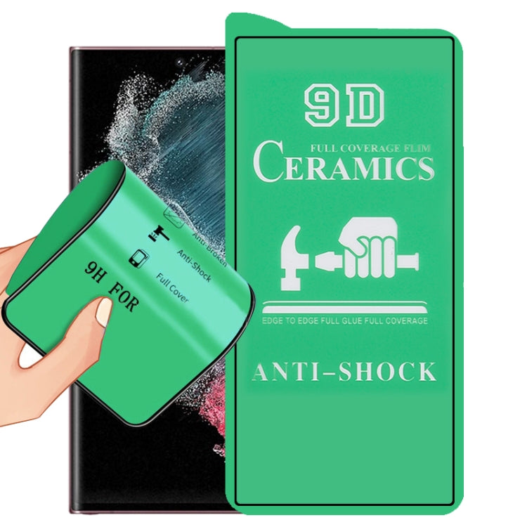 Film ceramico per colla a schermo intero 9D, For Samsung Galaxy S22 5G (1 PC), For Samsung Galaxy S22+ 5G (1 PC), For Samsung Galaxy S22 Ultra 5G (1 PC)