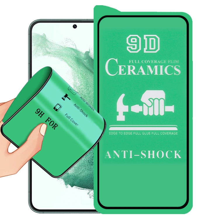 Film ceramico per colla a schermo intero 9D, For Samsung Galaxy S22 5G (1 PC), For Samsung Galaxy S22+ 5G (1 PC), For Samsung Galaxy S22 Ultra 5G (1 PC)