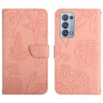 Custodia per cellulare in pelle goffrata con peonia a farfalla, For OPPO Reno6 Pro 5G, For OPPO Reno6 5G, For OPPO Reno6 Pro+, For OPPO Realme 5