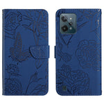 Custodia per cellulare in pelle goffrata con peonia a farfalla, For OPPO Realme C31, For OPPO Realme C35, For OPPO Realme GT, For OPPO Realme GT Master