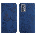 Custodia per cellulare in pelle goffrata con peonia a farfalla, For OPPO Realme C31, For OPPO Realme C35, For OPPO Realme GT, For OPPO Realme GT Master