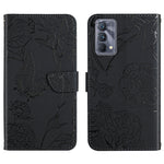 Custodia per cellulare in pelle goffrata con peonia a farfalla, For OPPO Realme C31, For OPPO Realme C35, For OPPO Realme GT, For OPPO Realme GT Master