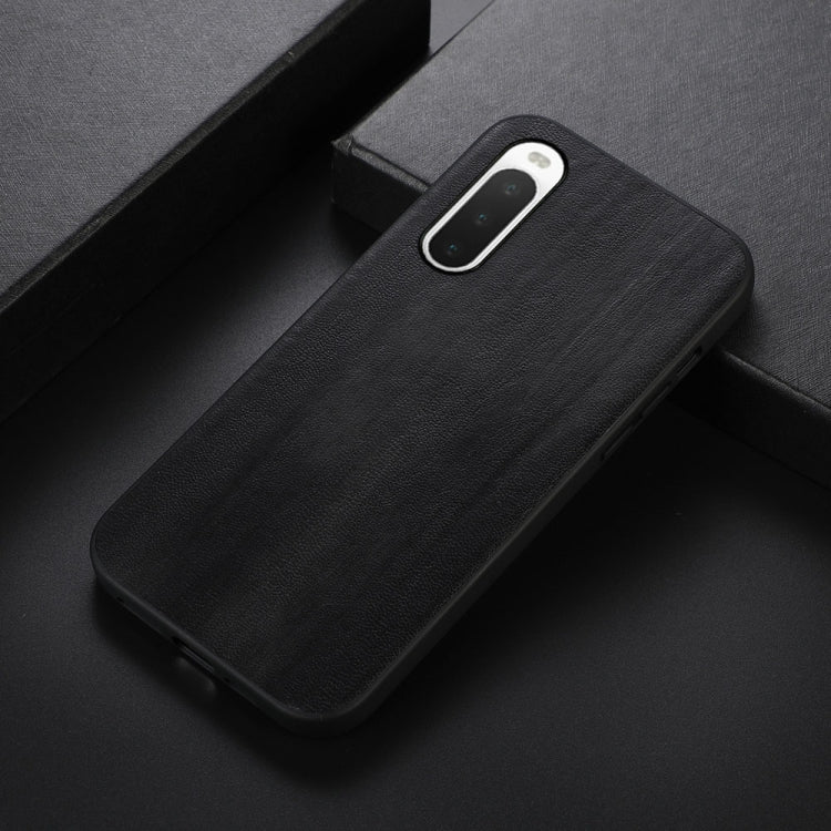Cassa del telefono dell'unità di elaborazione di struttura della mucca gialla, For Sony Xperia 10 IV, For Sony Xperia ACE III