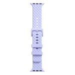 Cinturino in silicone con trama intrecciata per la serie Apple Watch, 7 41mm / 6&SE&5&4 40mm / 3&2&1 38mm, 7 45mm / 6&SE&5&4 44mm / 3&2&1 42mm