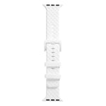 Cinturino in silicone con trama intrecciata per la serie Apple Watch, 7 41mm / 6&SE&5&4 40mm / 3&2&1 38mm, 7 45mm / 6&SE&5&4 44mm / 3&2&1 42mm