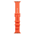 Cinturino in silicone con trama intrecciata per la serie Apple Watch, 7 41mm / 6&SE&5&4 40mm / 3&2&1 38mm, 7 45mm / 6&SE&5&4 44mm / 3&2&1 42mm