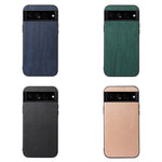 Custodia per telefono in PU con struttura in legno, For Google Pixel 7 Pro 5G, For Google Pixel 7 5G