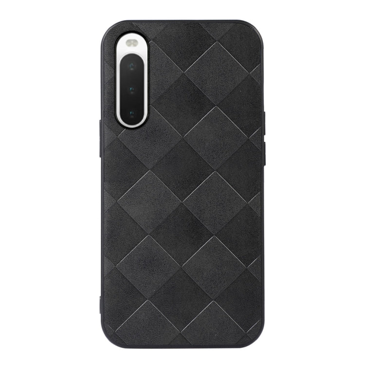 Custodia per telefono in PU scozzese intrecciata, For Sony Xperia 10 IV, For Sony Xperia Ace III