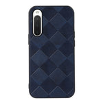 Custodia per telefono in PU scozzese intrecciata, For Sony Xperia 10 IV, For Sony Xperia Ace III