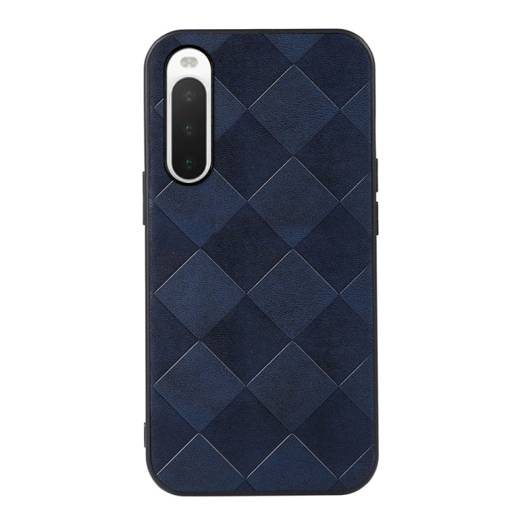 Custodia per telefono in PU scozzese intrecciata, For Sony Xperia 10 IV, For Sony Xperia Ace III